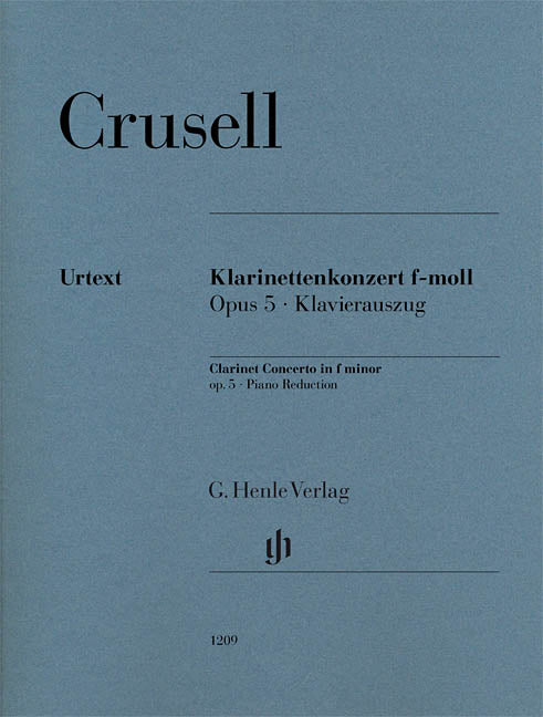Product Cover for Clarinet Concerto in F Minor, Op. 5