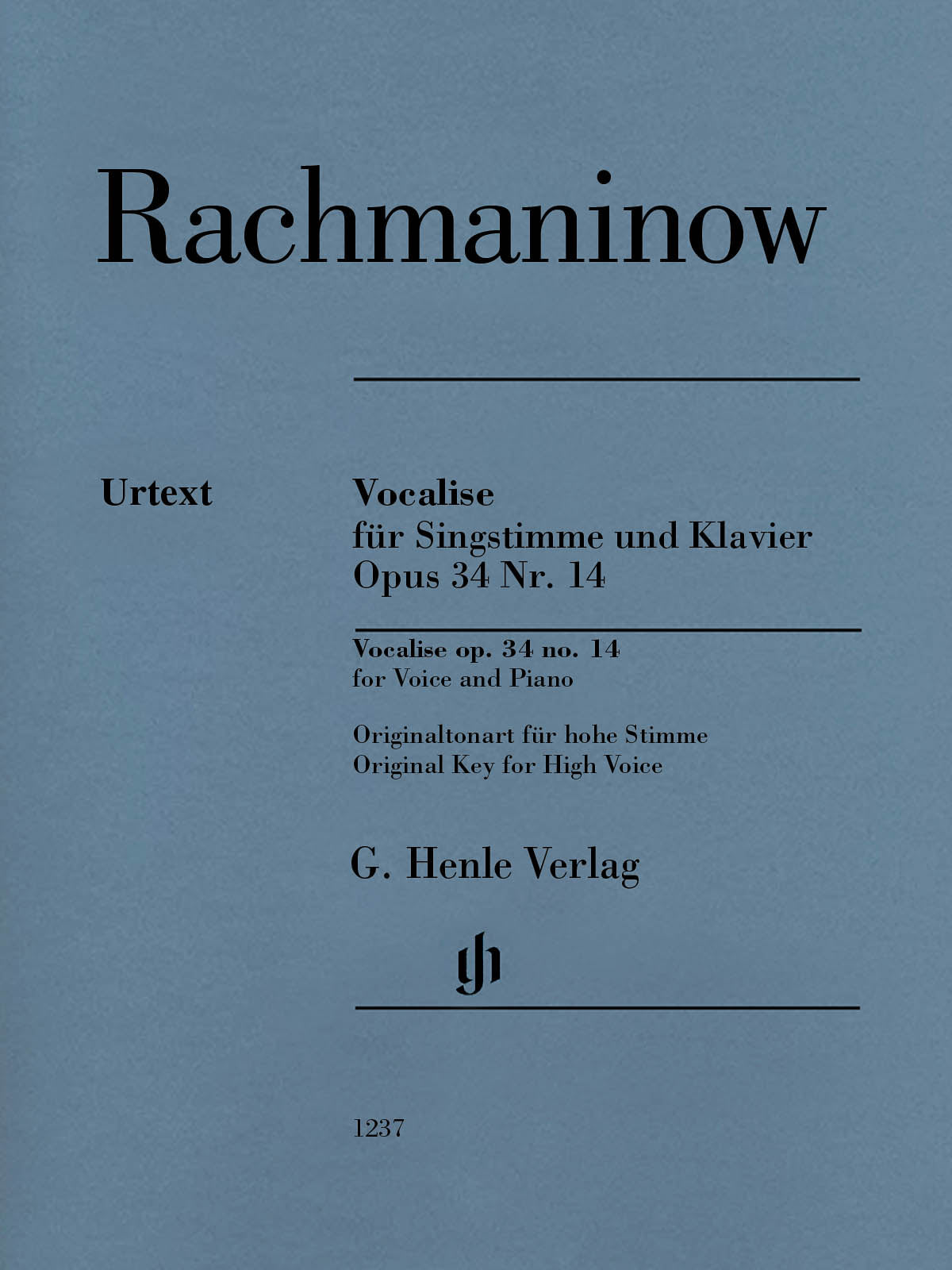 Product Cover for Vocalise Op. 34 No. 14