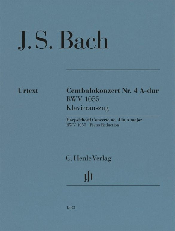Product Cover for Harpsichord Concerto No. 4, A Major, BWV 1055