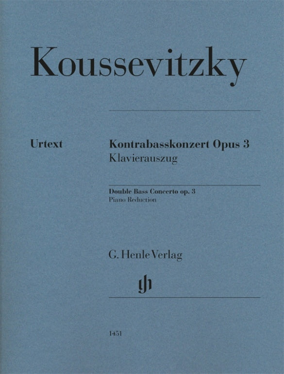 Product Cover for Double Bass Concerto Op. 3