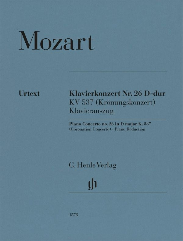 Product Cover for Piano Concerto No. 26 D Major K. 537