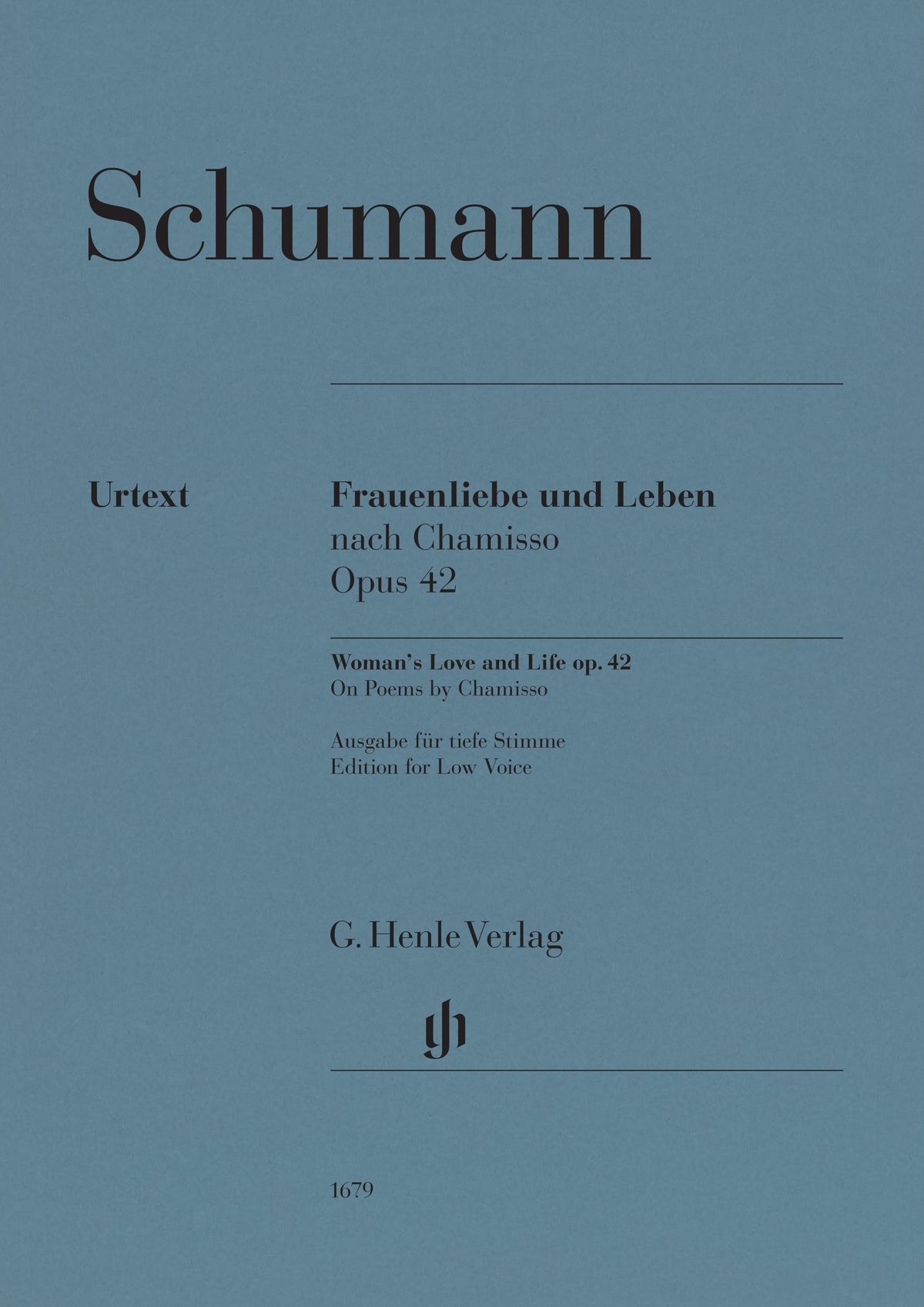 Product Cover for Woman's Love and Life Op 42 (Frauenliebe und Leben)
