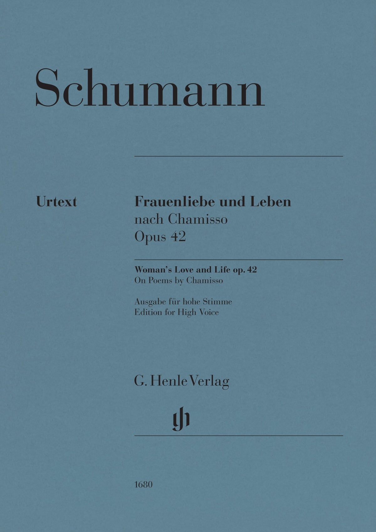 Product Cover for Woman's Love and Life Op 42 (Frauenliebe und Leben)
