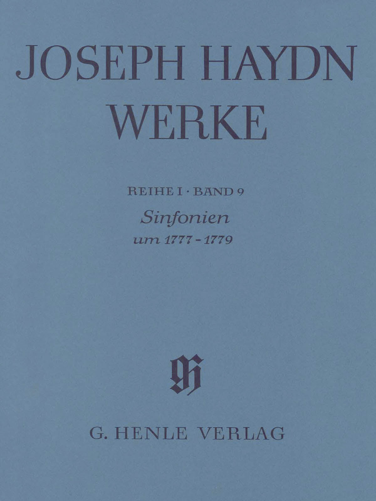 Product Cover for Sinfonias about 1777-1779