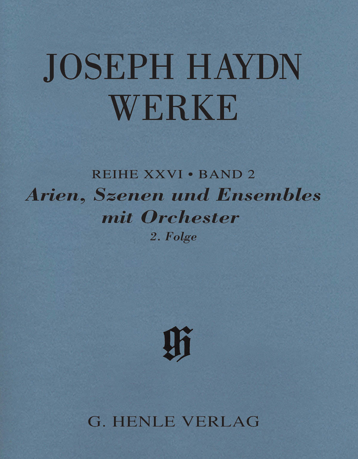 Product Cover for Arias, Scenes and Ensembles with Orchestra, 2 Series
