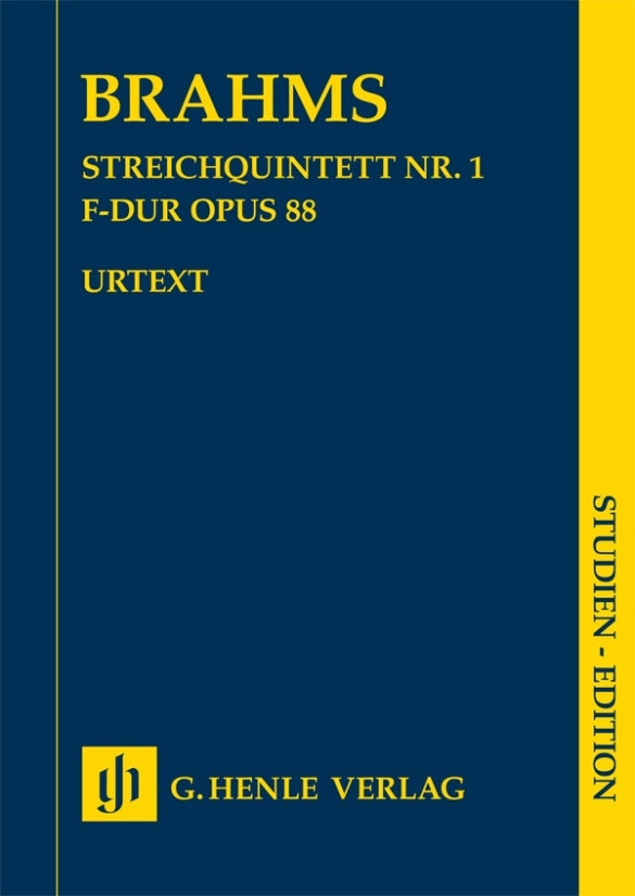 Product Cover for String Quintet No. 1 Op. 88 in F Major