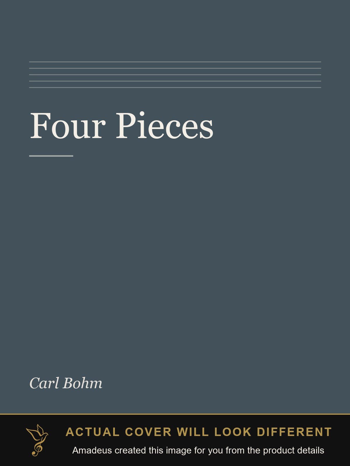 Four Pieces - Amadeus created this image from the product details; the actual cover will look different