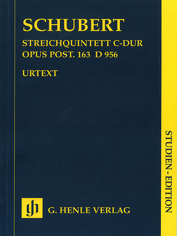 Product Cover for String Quintet C Major Op. Posth. 163 D 956