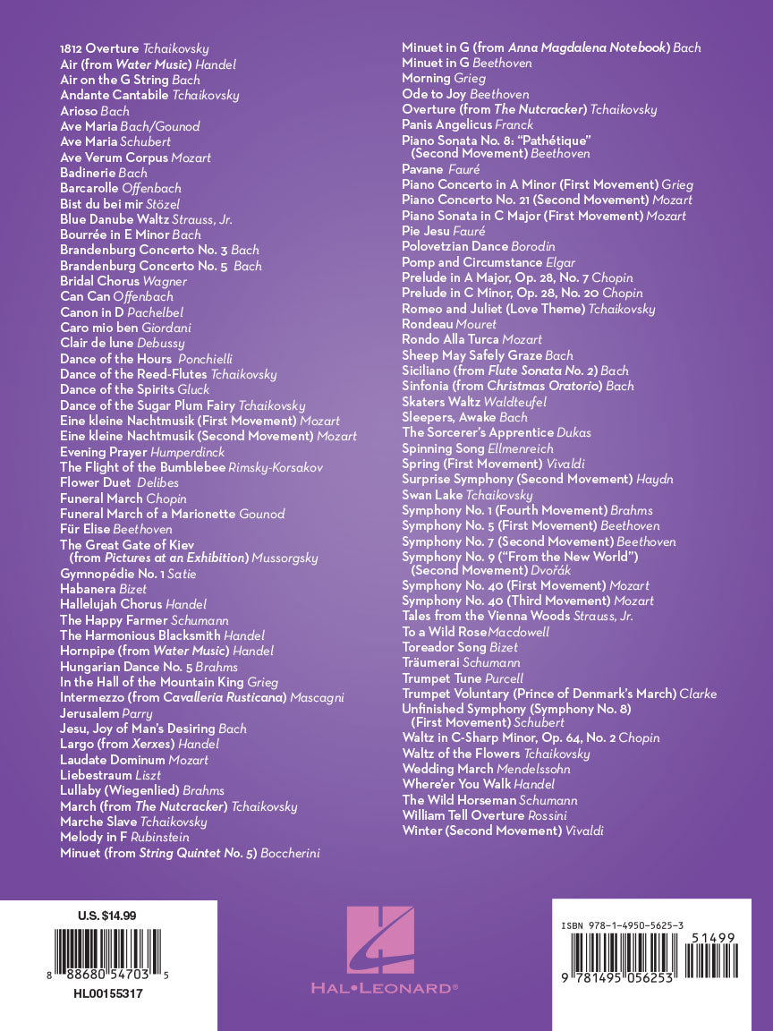 101 Classical Themes for Clarinet - sample page 6