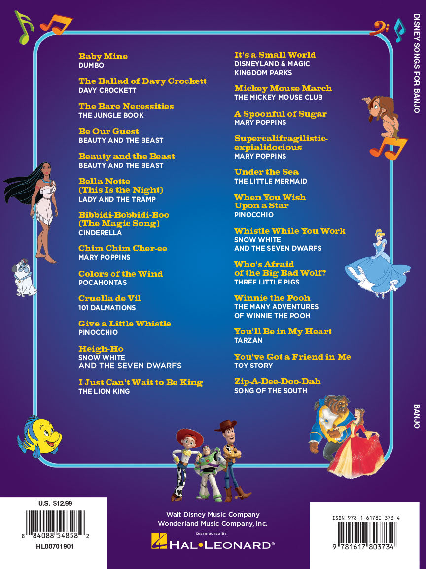 Disney Songs for Banjo - sample page 6