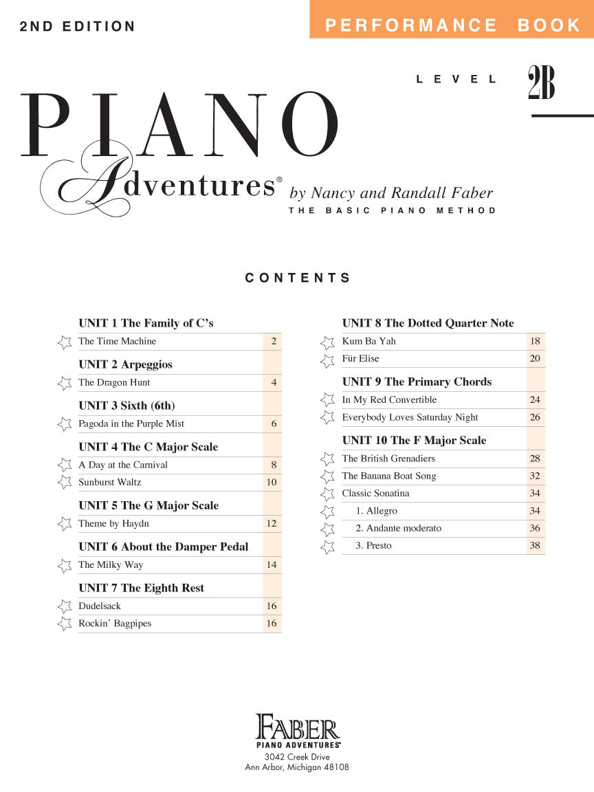 Level 2B – Performance Book – 2nd Edition - sample page 2