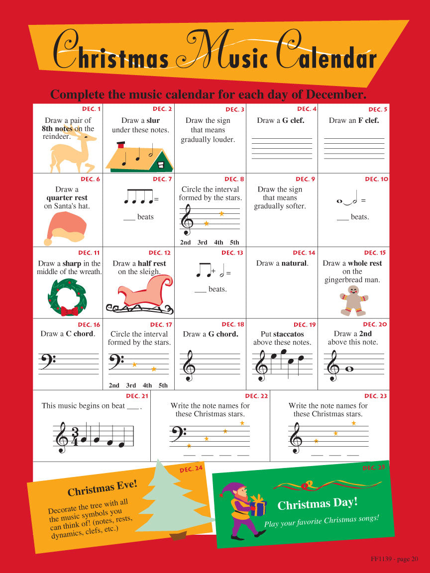Level 2A – Christmas Book - sample page 2