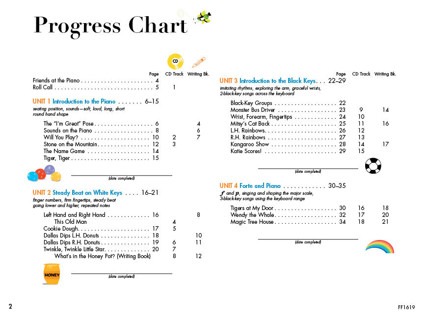 My First Piano Adventure - sample page 2