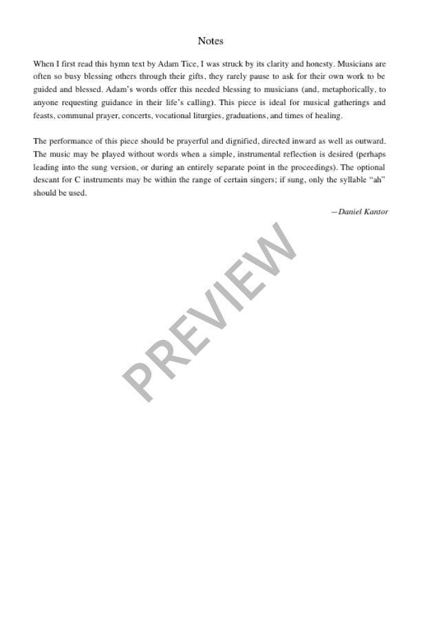 God of Music, Guide Our Song - sample page 2