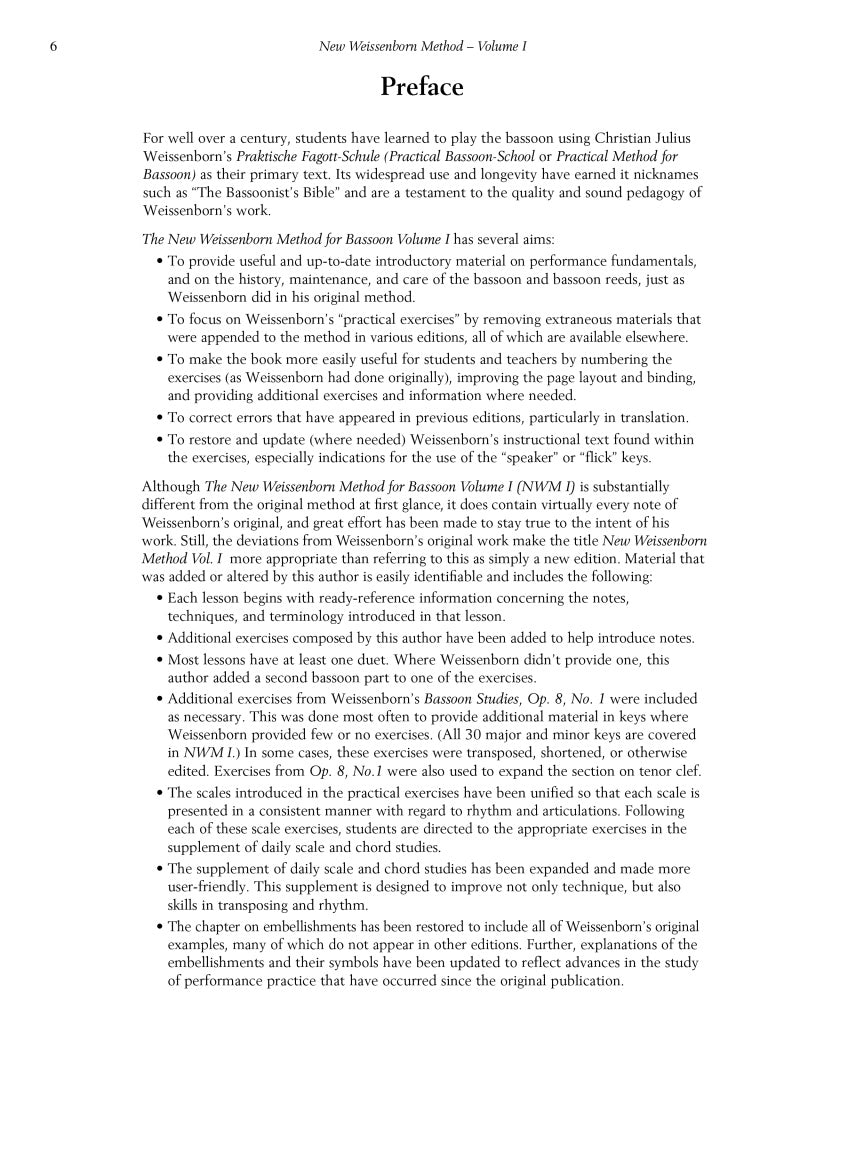 The New Weissenborn Method for Bassoon - sample page 4