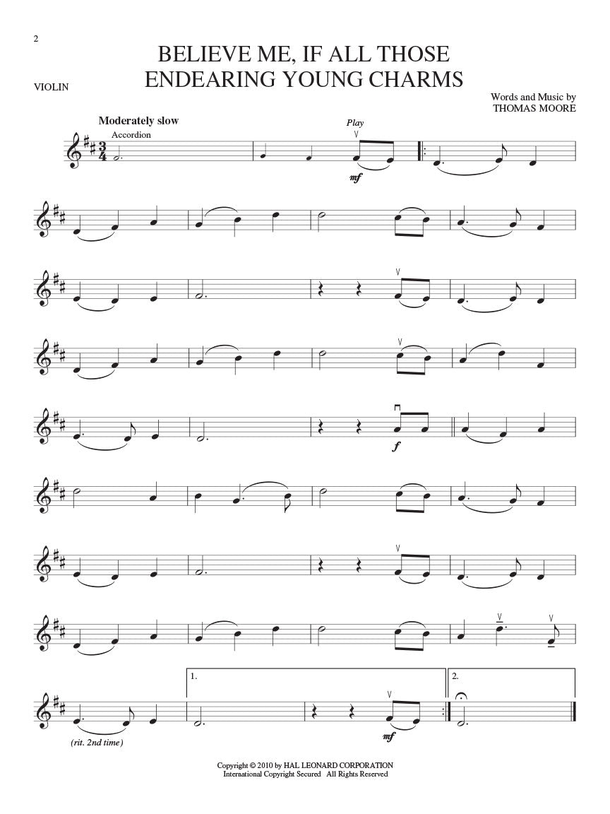 Irish Favorites - sample page 3