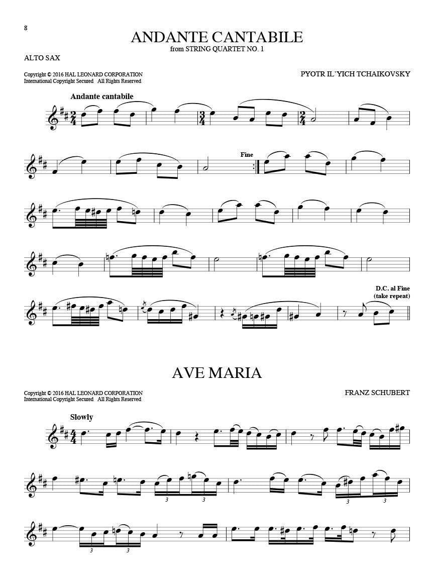 101 Classical Themes for Alto Sax - sample page 3