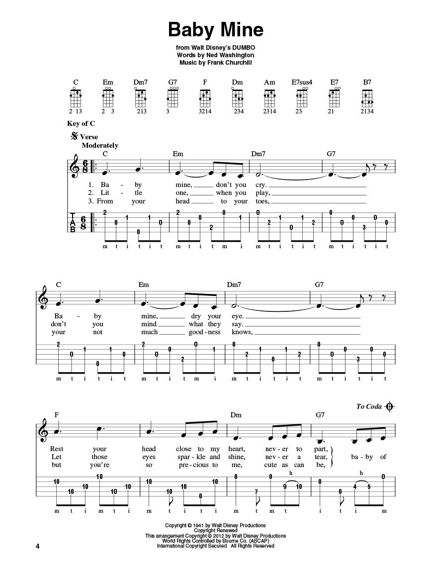 Disney Songs for Banjo - sample page 3