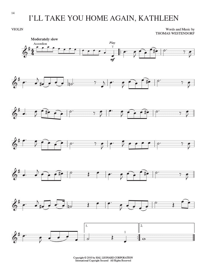 Irish Favorites - sample page 4
