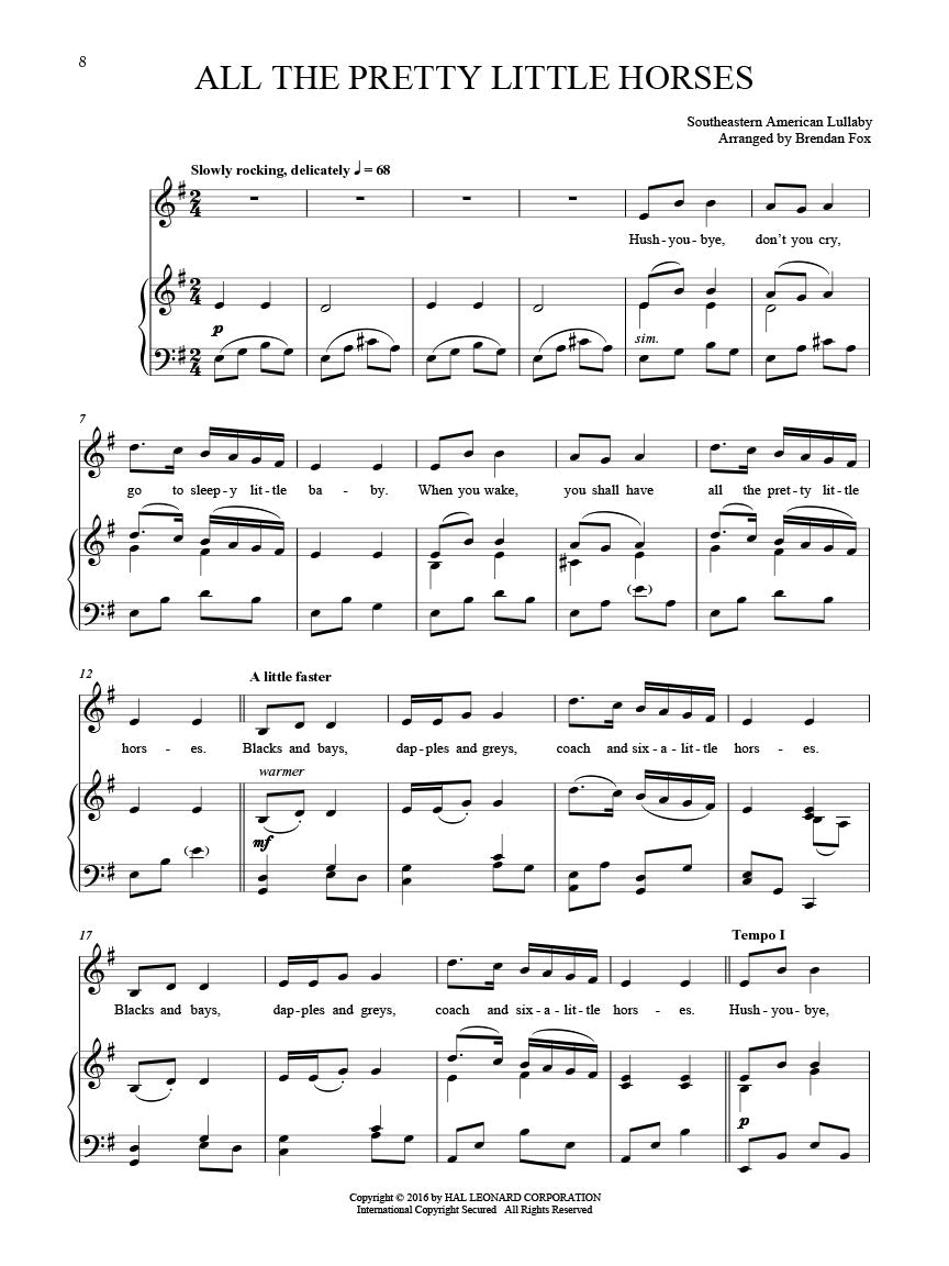 25 Folksong Solos for Children - sample page 4