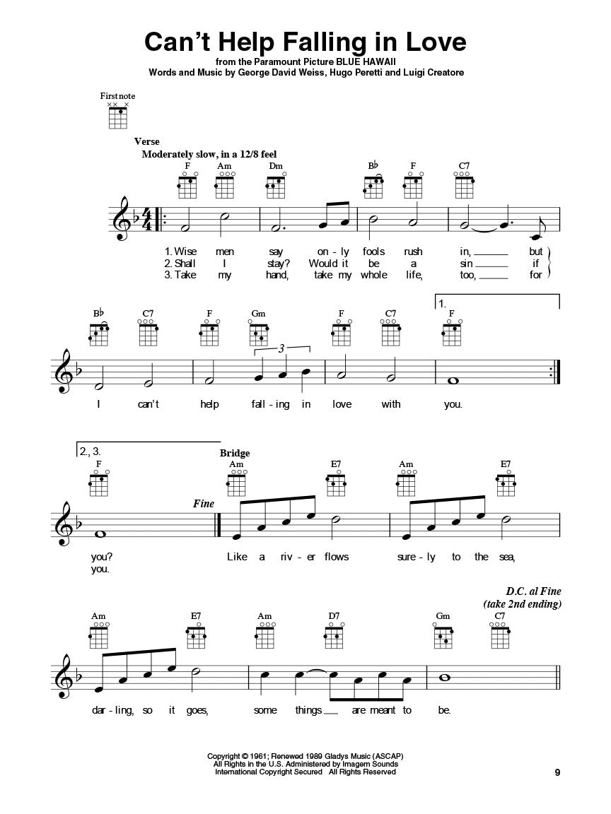 Wedding Songs for Ukulele - sample page 4