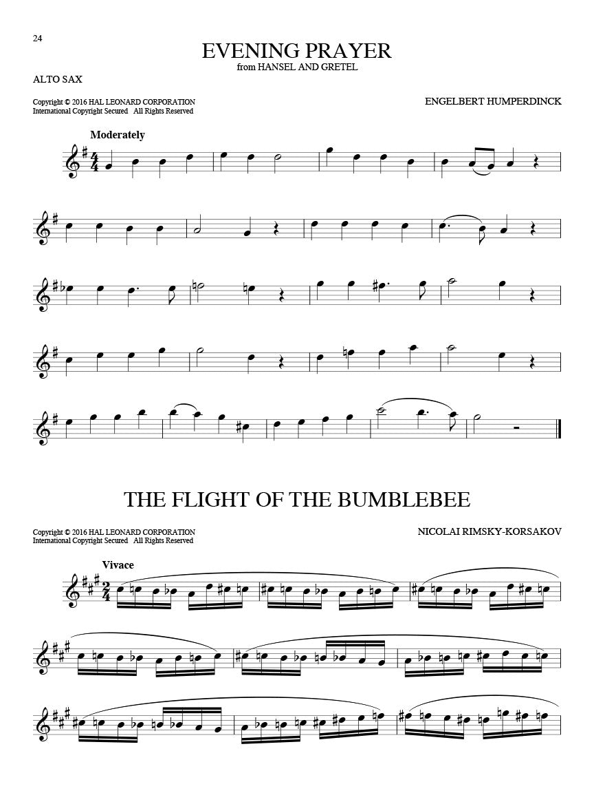 101 Classical Themes for Alto Sax - sample page 4