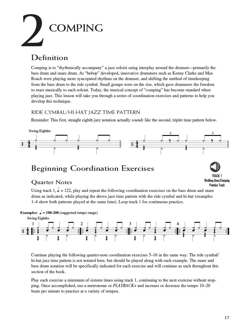 Jazz Standards for Drumset - sample page 4
