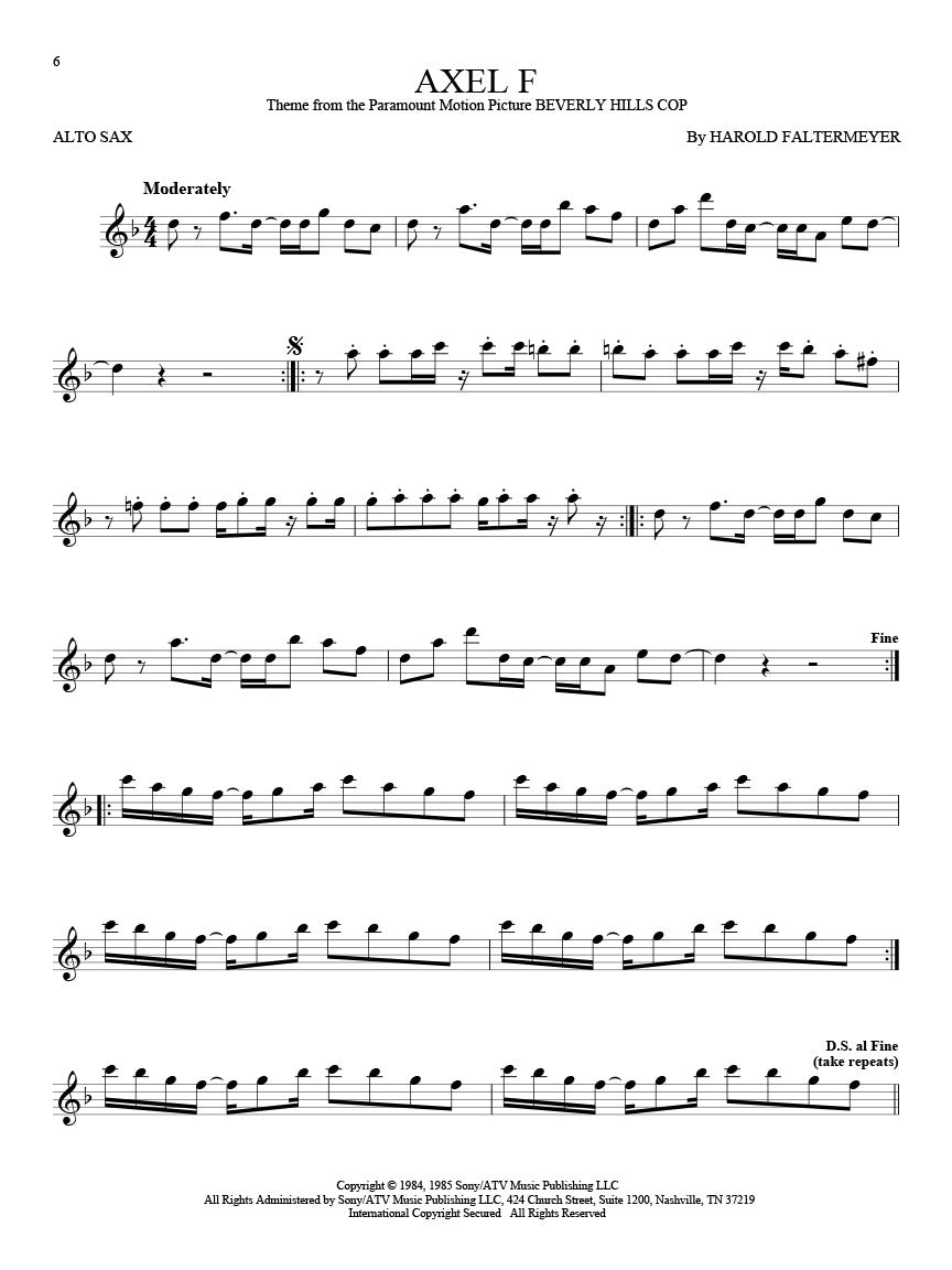 101 Movie Hits for Alto Sax - sample page 5