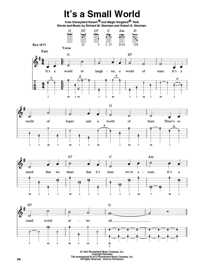 Disney Songs for Banjo - sample page 5