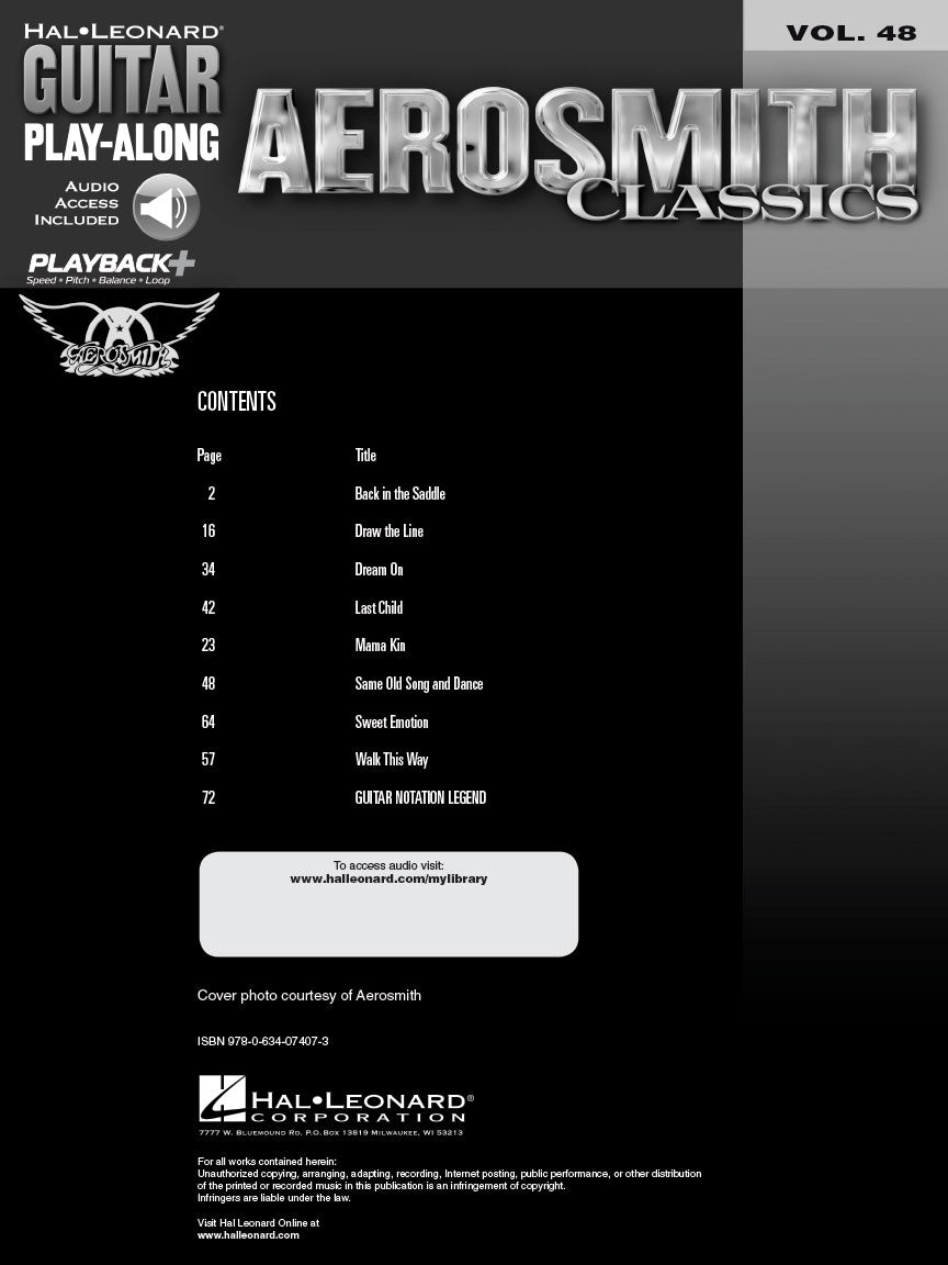 Aerosmith Classics - sample page 2