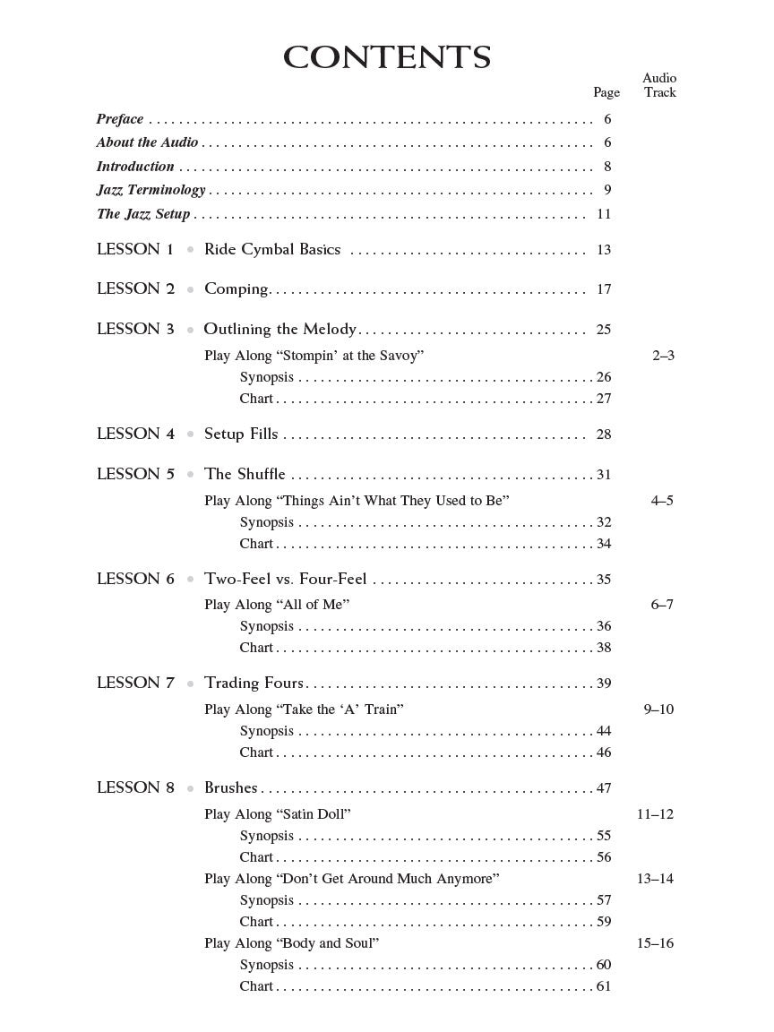 Jazz Standards for Drumset - sample page 2