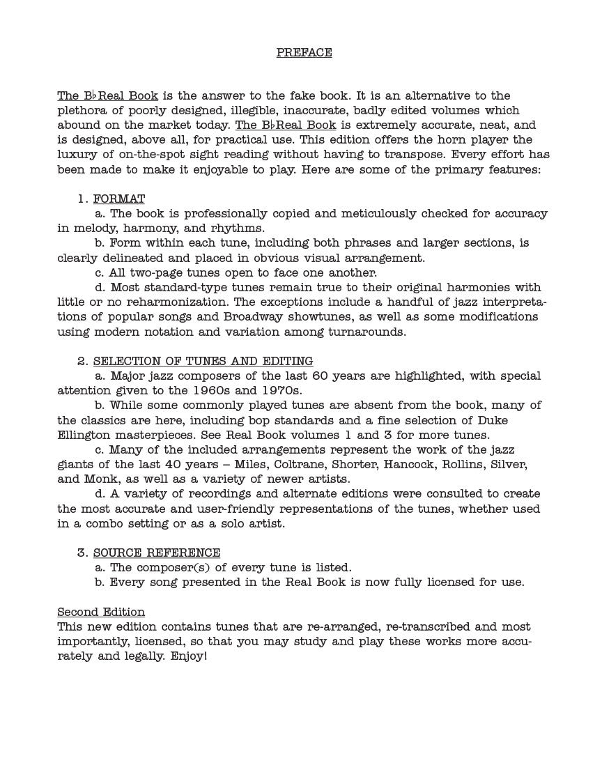 The Real Book – Volume II – Second Edition - sample page 2
