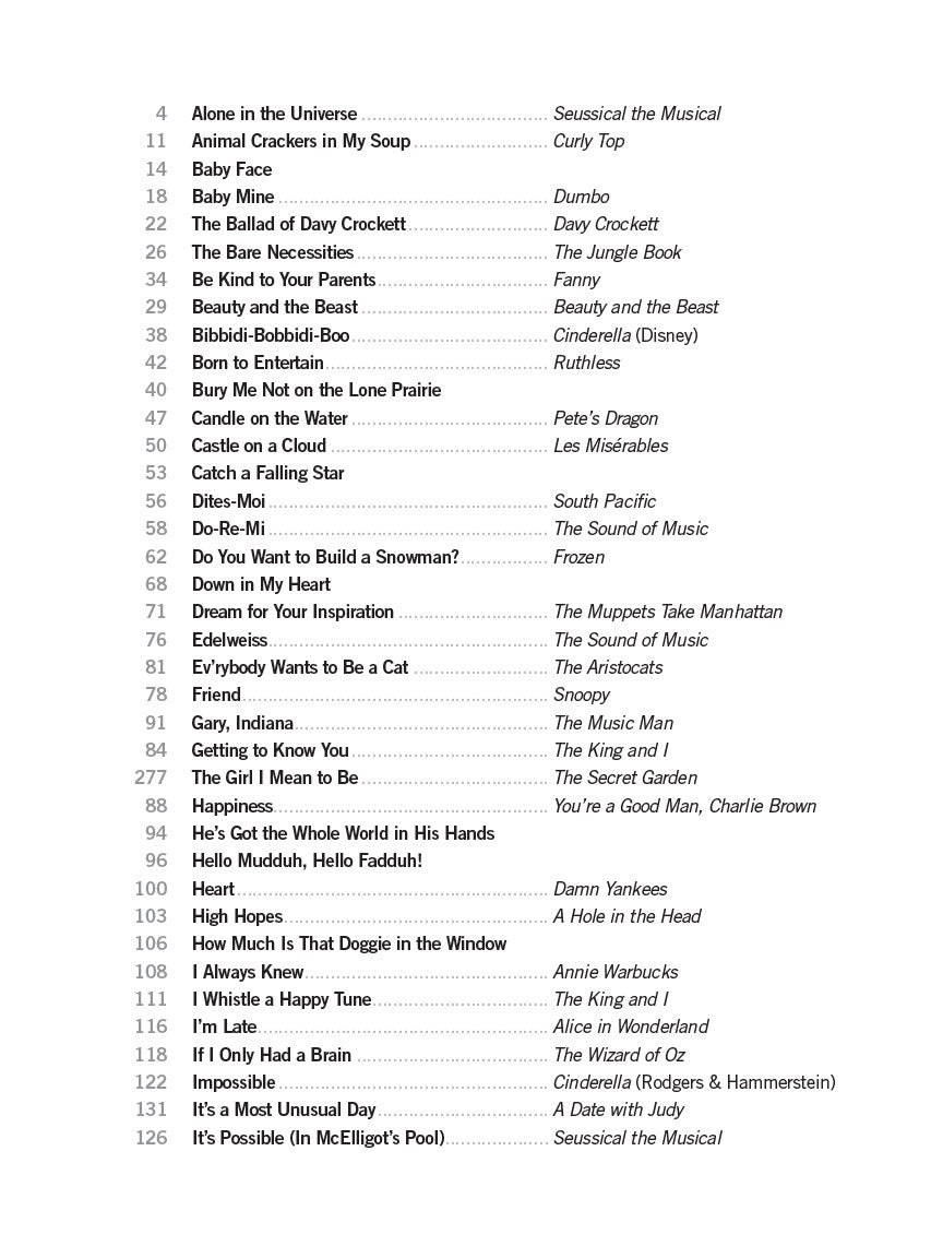 The Giant Book of Children's Vocal Solos - sample page 2