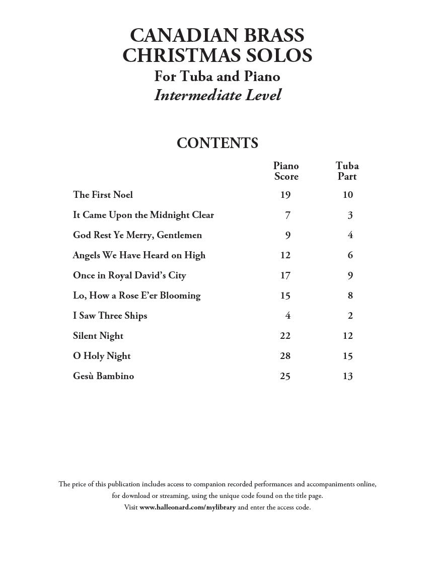 The Canadian Brass Christmas Solos - sample page 2
