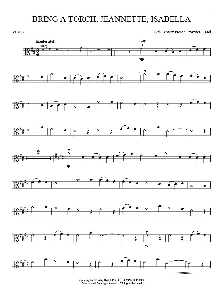 Christmas Classics for Viola - sample page 4