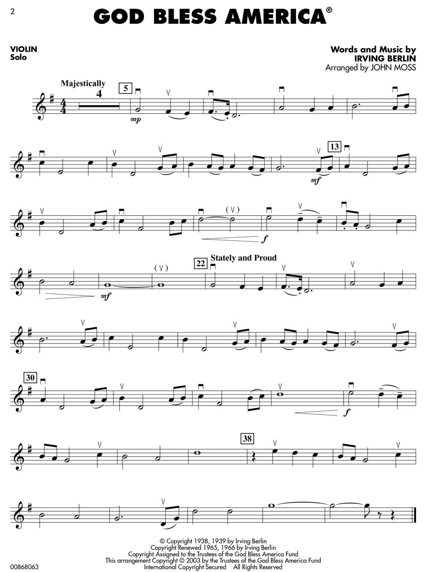 Patriotic Favorites for Strings - sample page 3