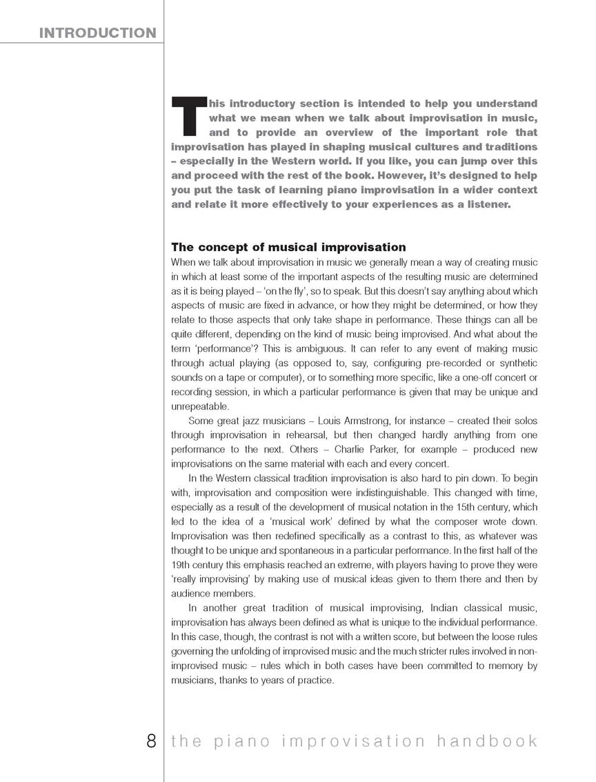 The Piano Improvisation Handbook - sample page 3