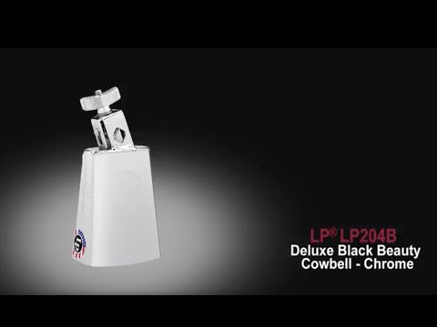 LP Chrome Black Beauty Cowbell 5in 1/2in Mount - LP Promo Video