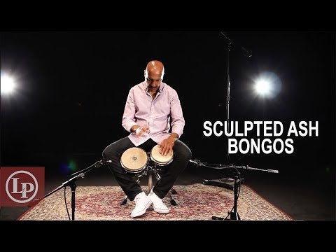 LP LP201SA Uptown Series Bongo Set - Sculpted Ash with Chrome Hardware - LP Promo Video