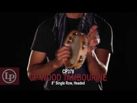 CP by LP CP378 8“ Handheld Single Row Headed Tambourine - Steel Jingles - LP Promo Video