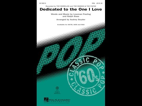 Dedicated to the One I Love - ScorePlay