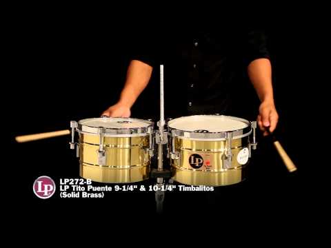 LP LP272-B 9-1/4“ and 10-1/4” Tito Puente Timbalitos - LP Promo Video