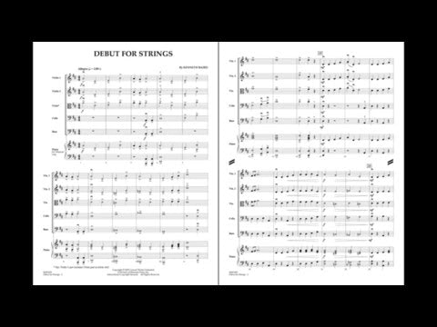 Debut for Strings - ScorePlay