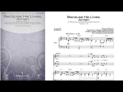 Because He Lives, Amen - ScorePlay