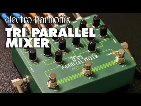 Tri Parallel Mixer Parallel FX Loop Mixer and Switcher - Demo video