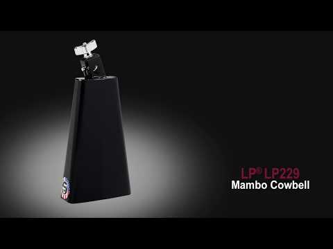 LP Black Mambo Cowbell 8in 1/2in Mount - LP Promo Video
