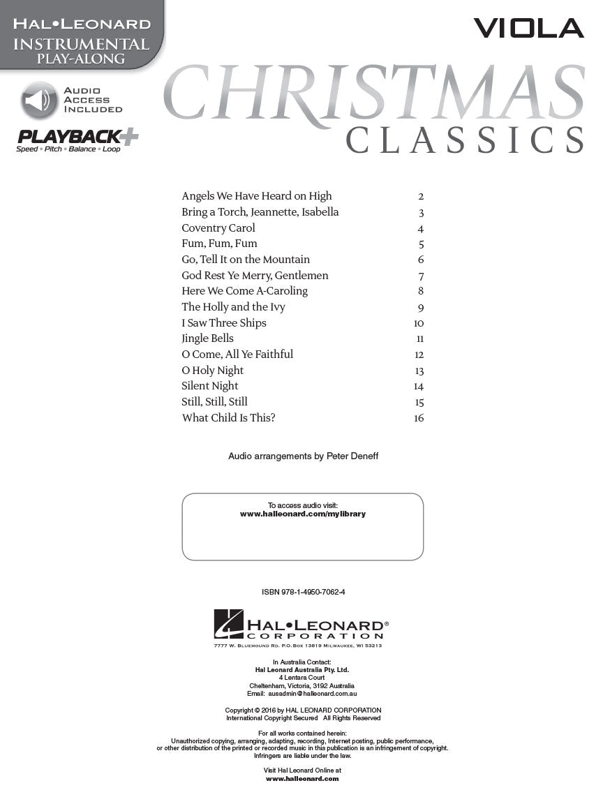 Christmas Classics for Viola - sample page 2