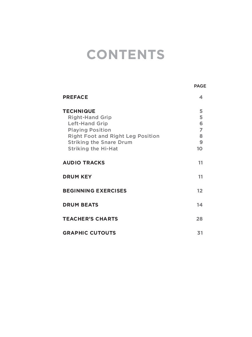 The Visual Drumset Method - sample page 2