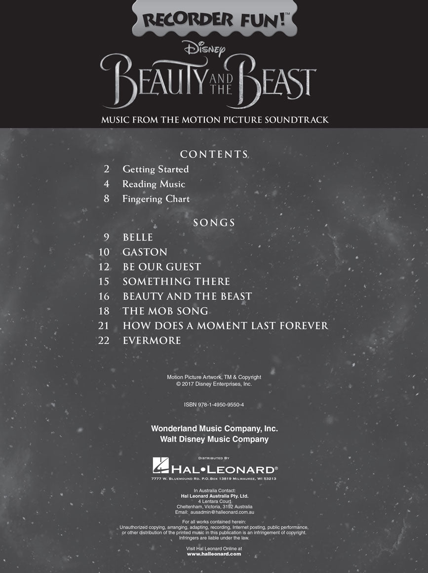 Beauty and the Beast – Recorder Fun! - sample page 2