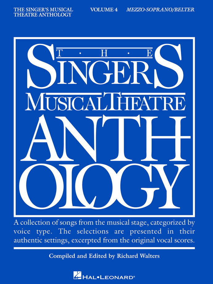 Singer's Musical Theatre Anthology - Volume 4